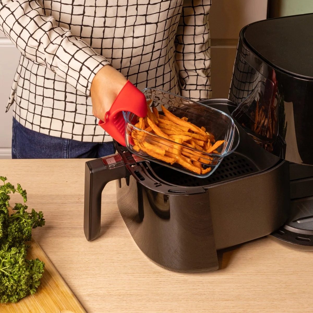 Glass Air Fryer Roasters