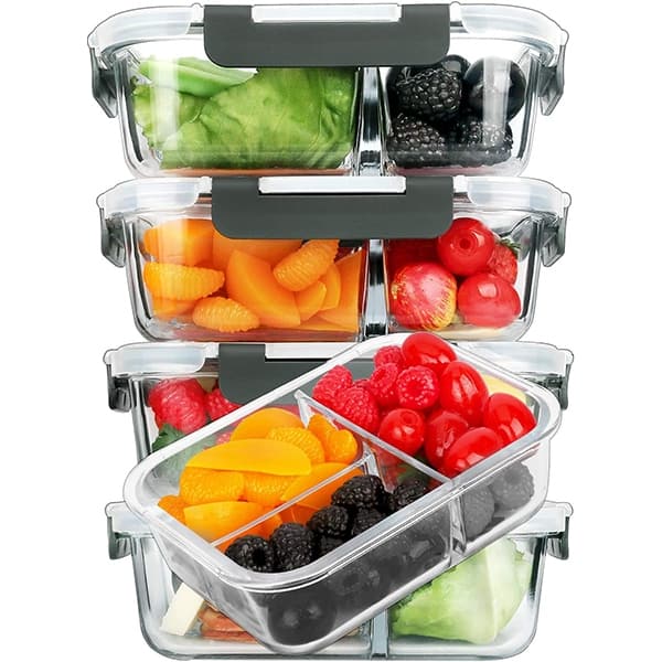 glass meal prep containers