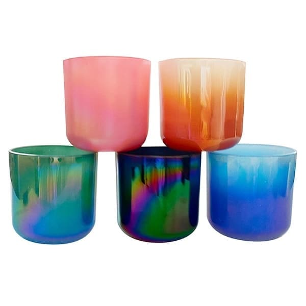 luxury holographic candle jars