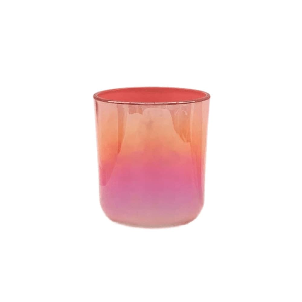 elegant holographic candle jar