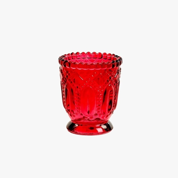 red-candle-jar