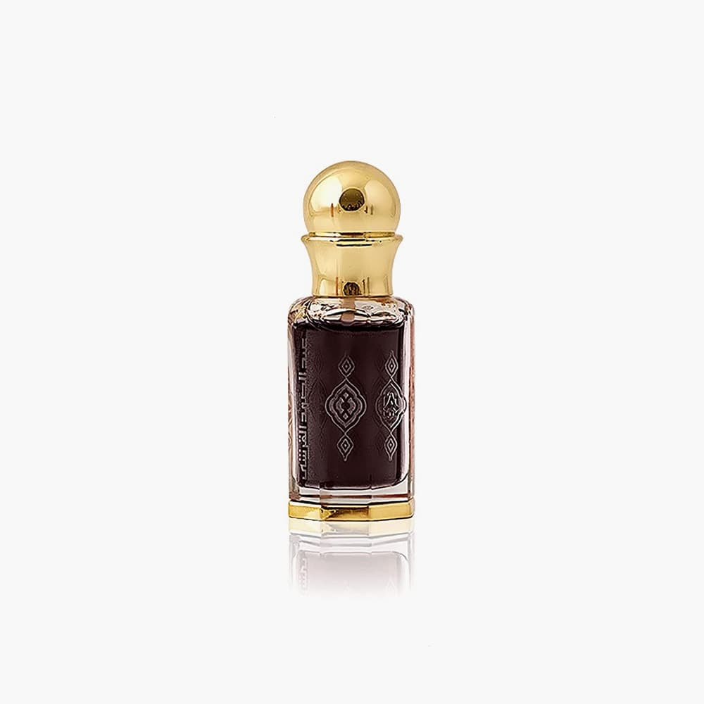 attar bottle with gold cap
