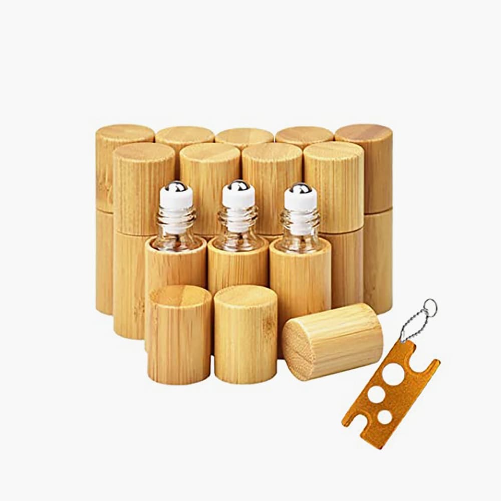 wooden attar bottles