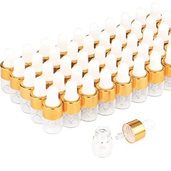 clear perfume oil bottles