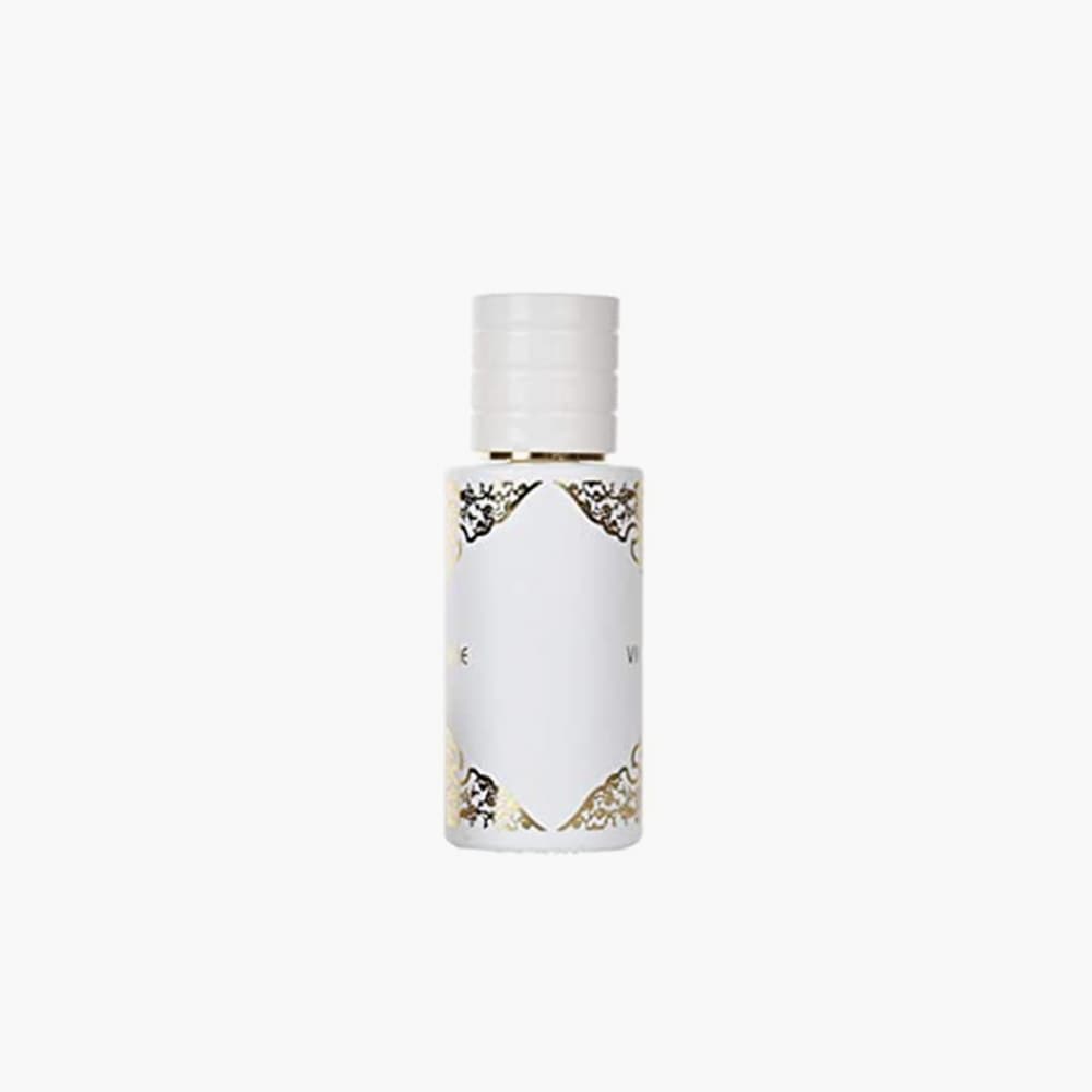 elegant white perfume bottle