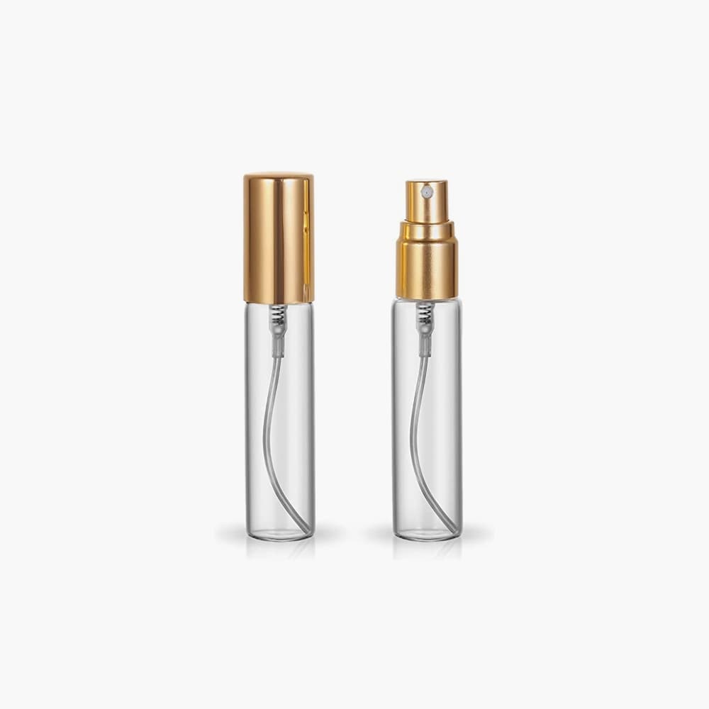 perfume atomizers with bronze caps