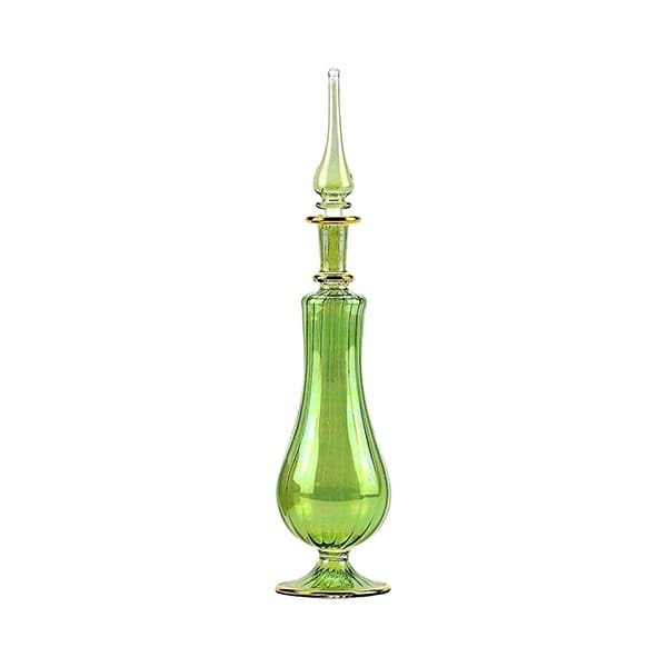 green egyptian perfume bottle