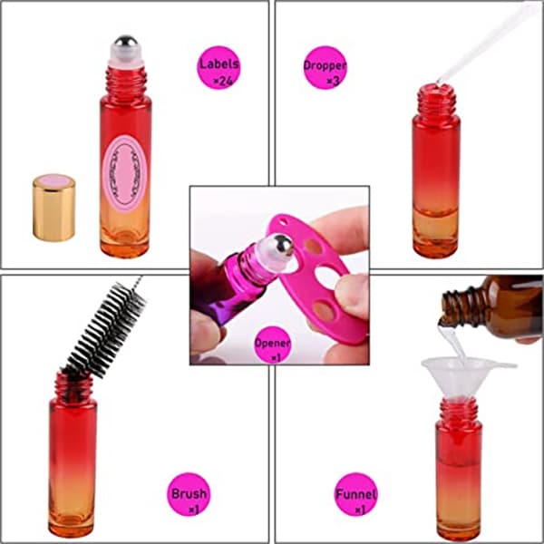 uses perfume roller bottles