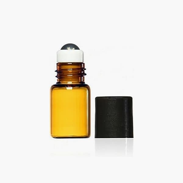 amber perfume roller bottle