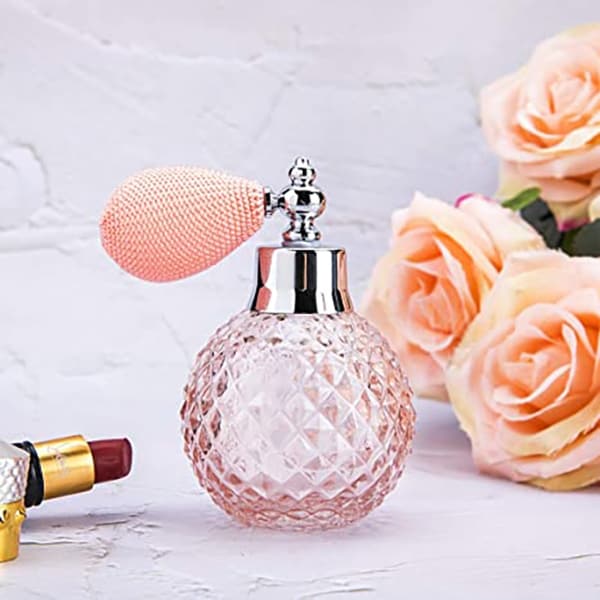 rose crystal perfume bottle