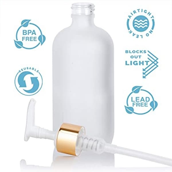 BPA-free and lead-free lotion bottle