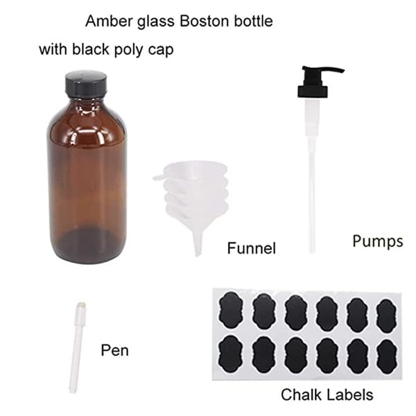 lotion bottle with accessories