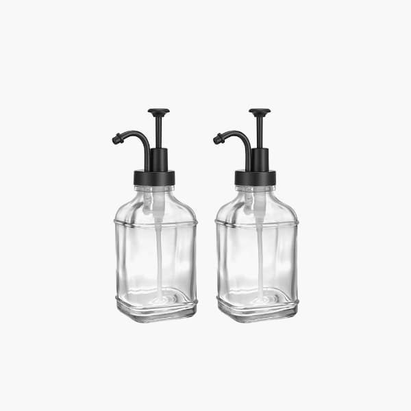 refillable lotion bottles with vintage pump