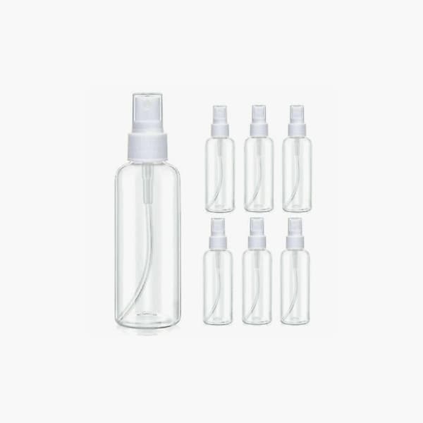 clear lotion spray bottles