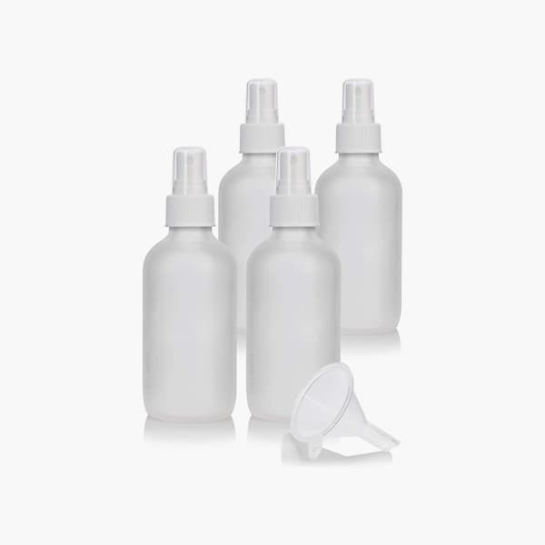 white lotion spray bottles