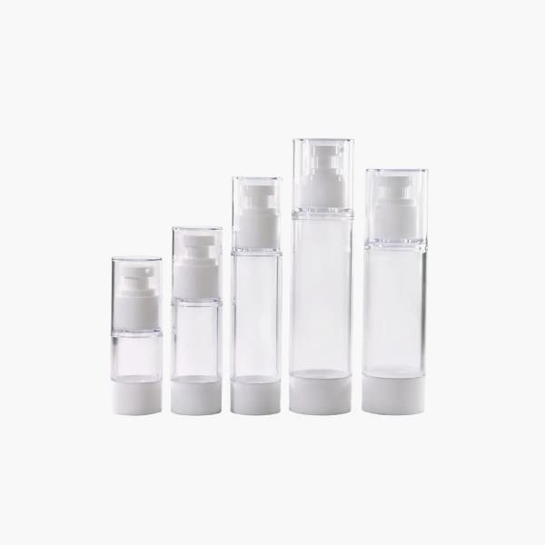 clear lotion bottles