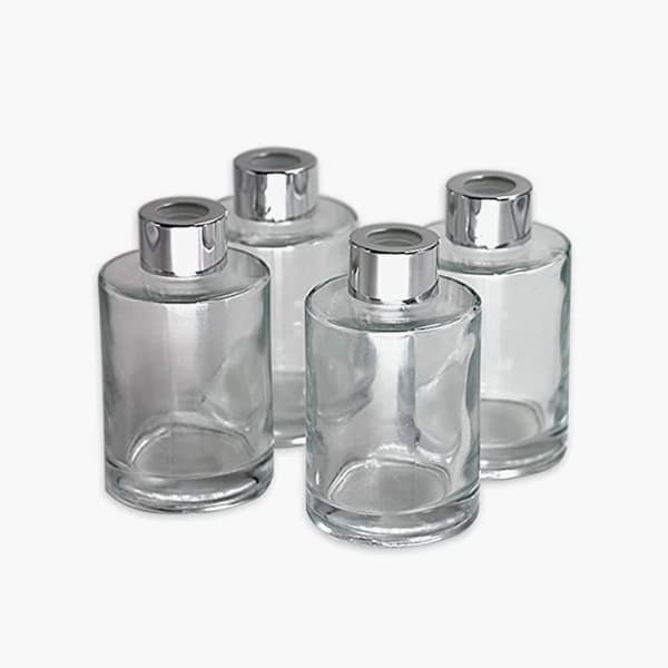 cylindrical diffuser bottle with cap