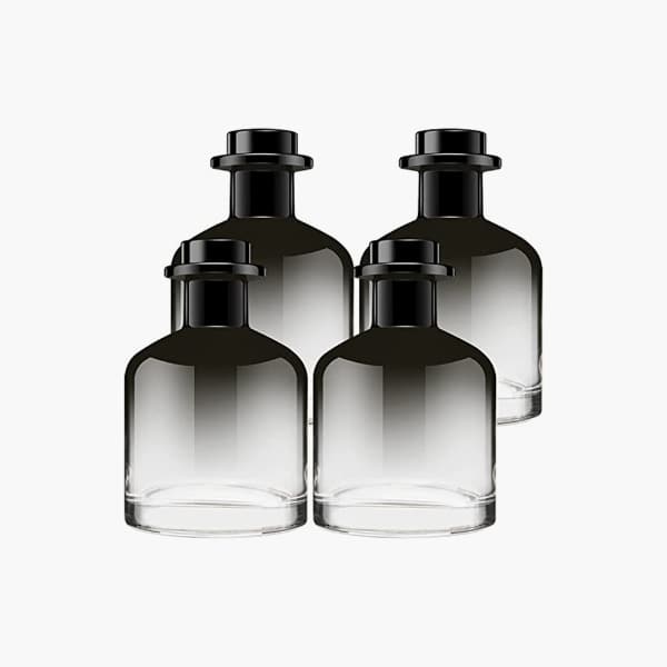 gradient black empty reed diffuser bottles