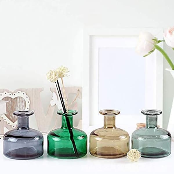 colorful reed diffuser bottles
