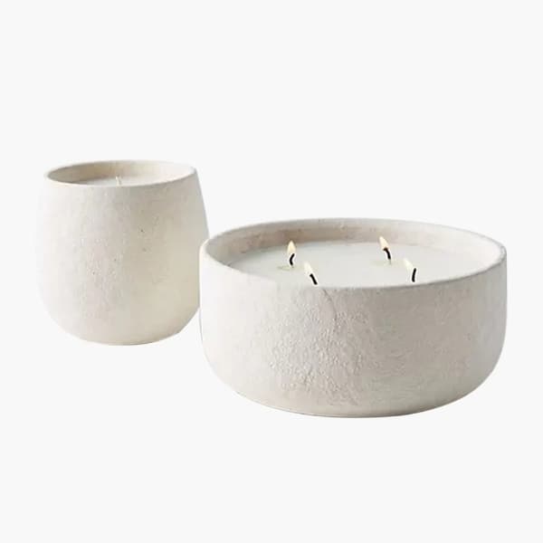 cement candle bowl