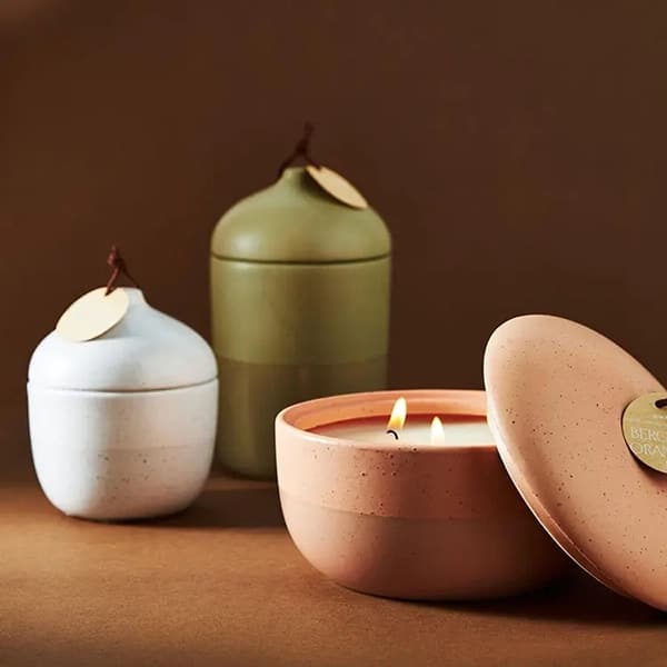 ceramic candle bowl