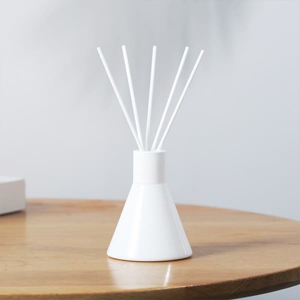 unique white diffuser bottle