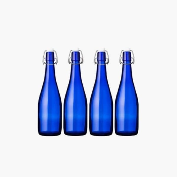 Wholesale-Empty Cobalt-Blue-Glass-Bottle