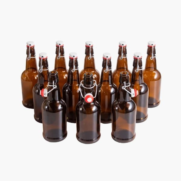 brown flip top beer bottles wholesale