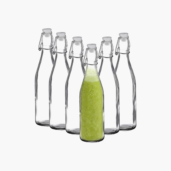 recycled beer bottle glasses