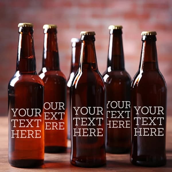 custom logo beer bottles