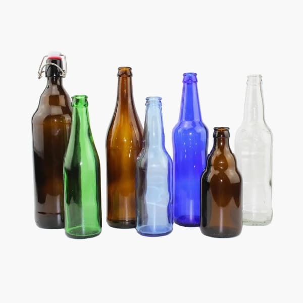 custom colored beer bottle