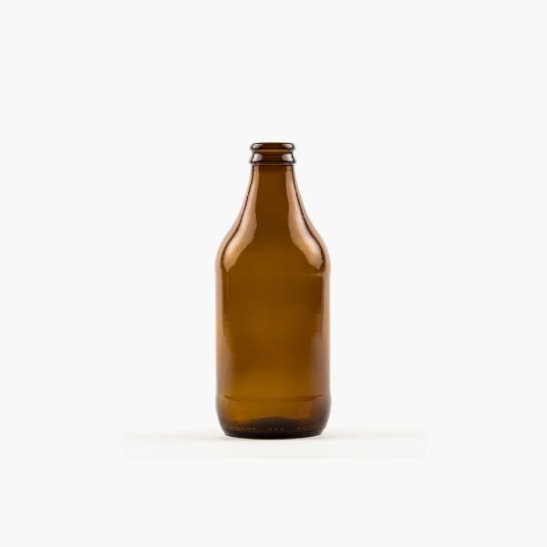 amber 40 oz beer bottle