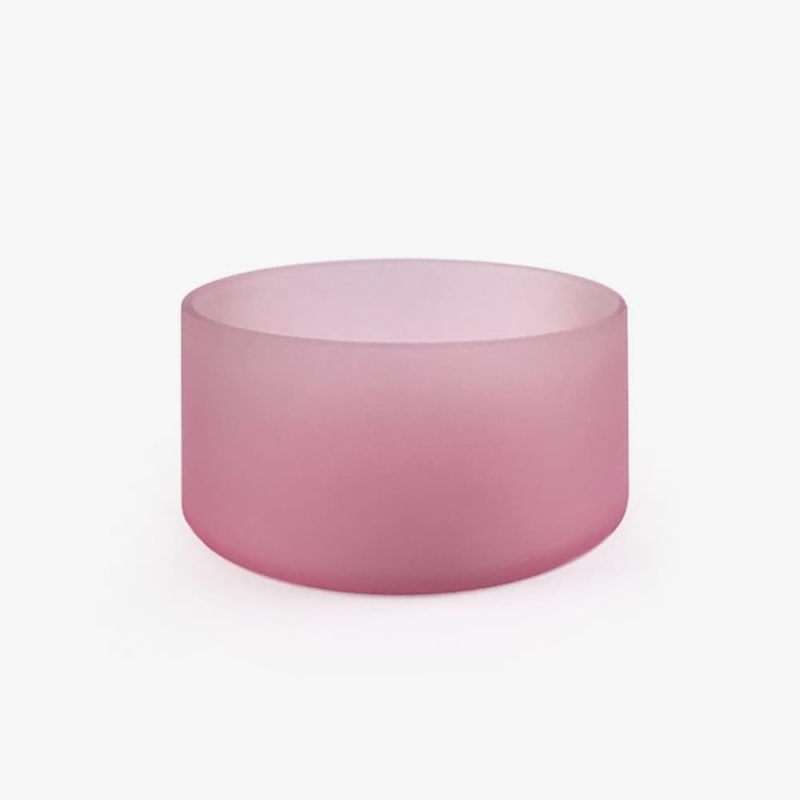 3 wick candle jar pink
