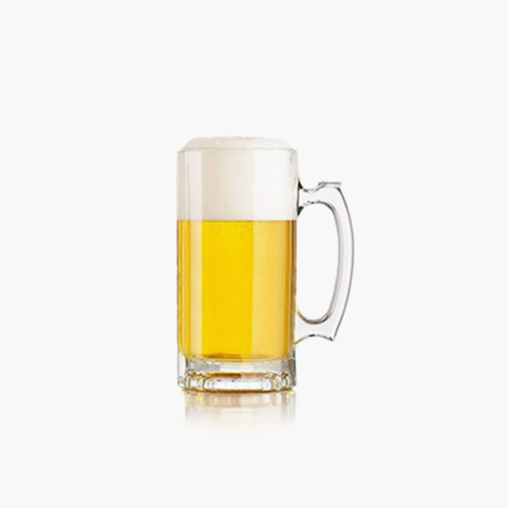 pint glass with handle