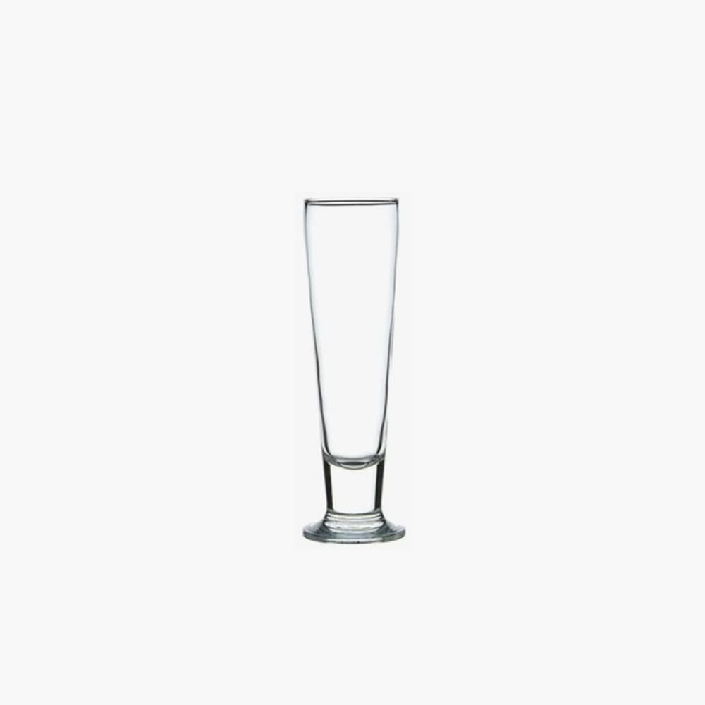 clear pilsner glass