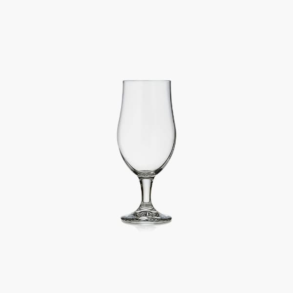 elegant belgian beer glass