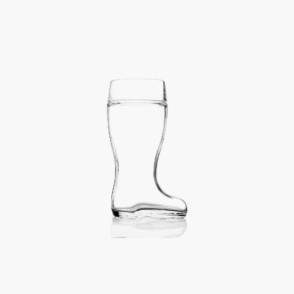 boot shaped giant beer glass