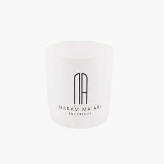 customized white candle containers