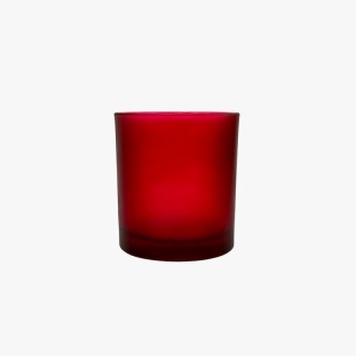 red candle jar