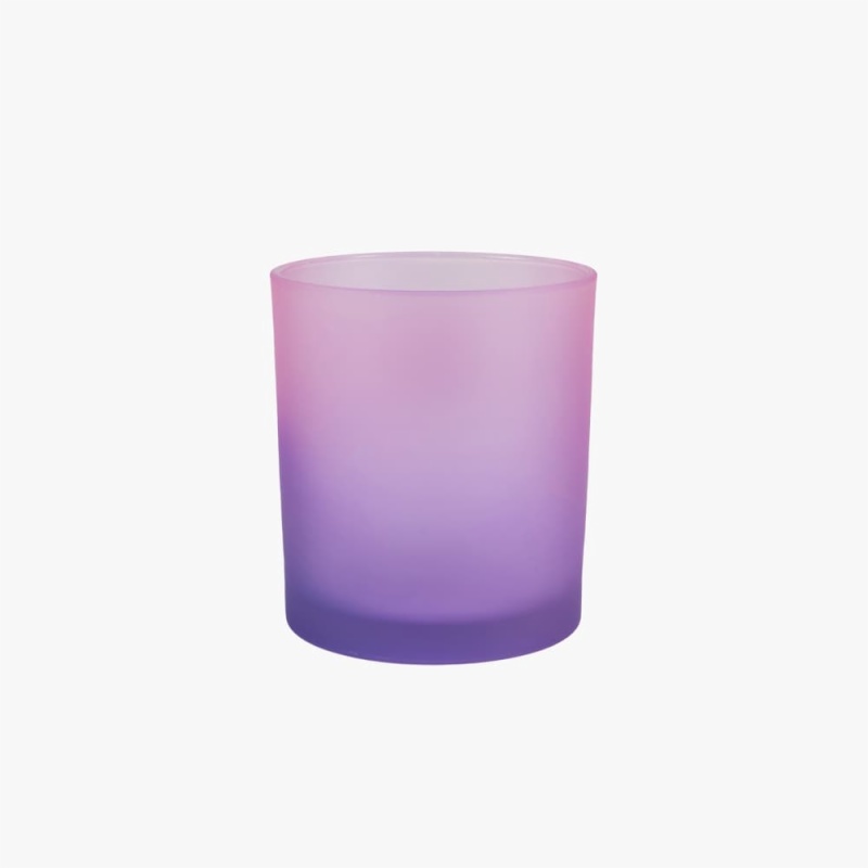 Ombre Candle Jars Purple Wholesale