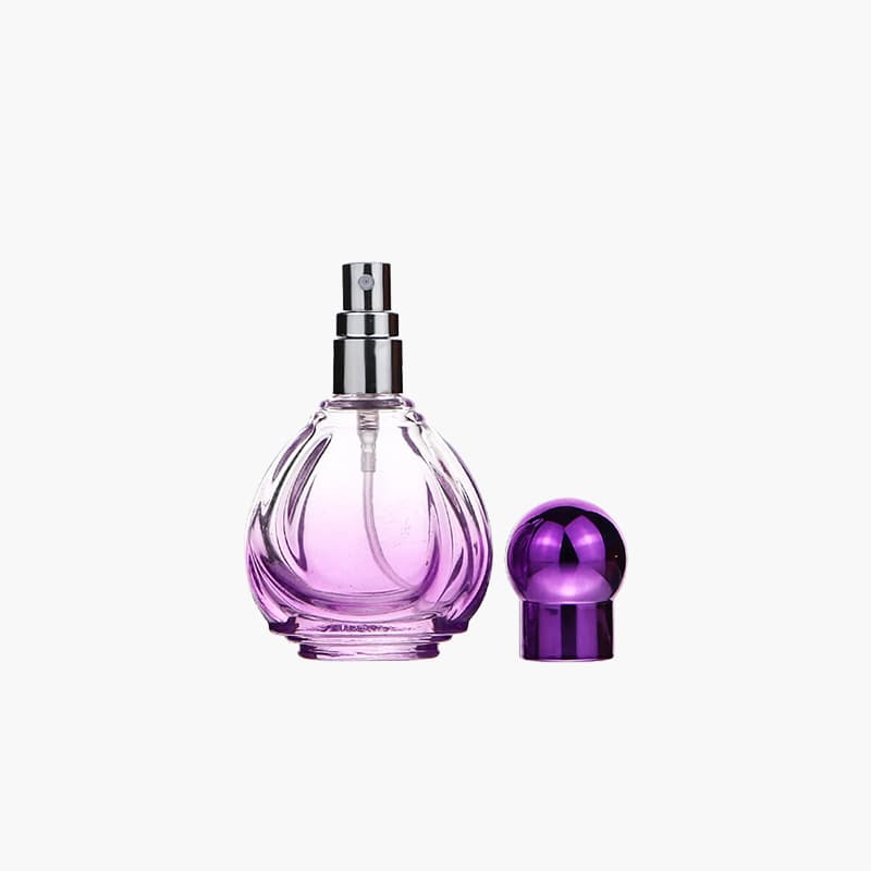 20ml Purple Ombre Mini Perfume Sample Glass Bottle