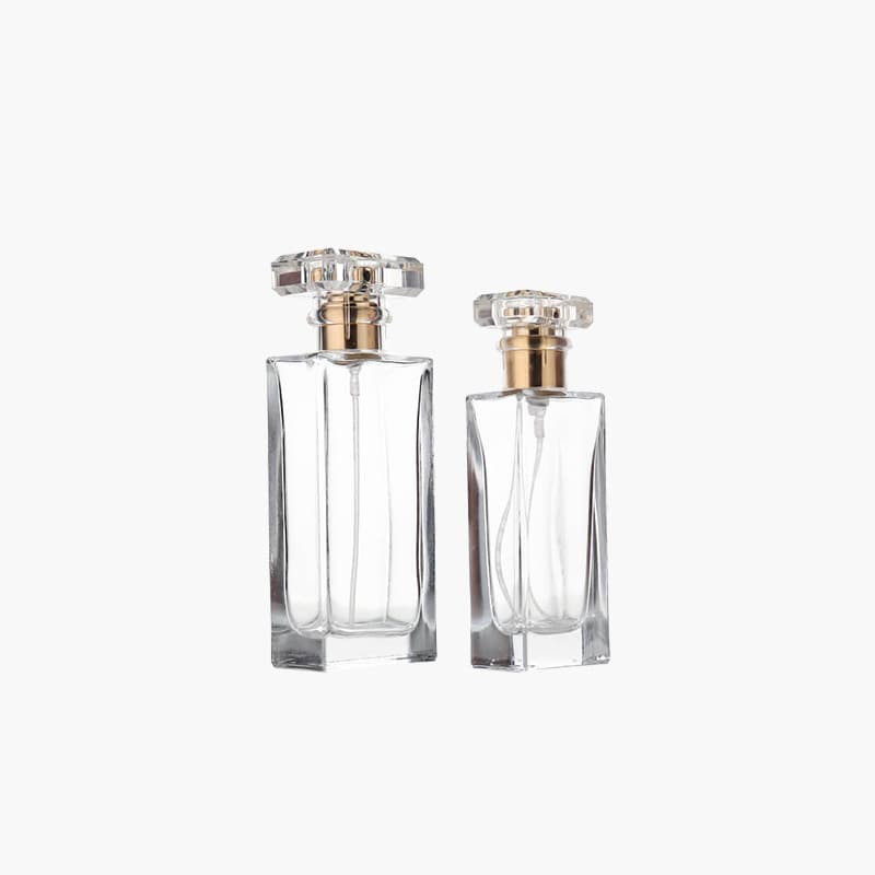 30ml 50ml 100ml square glass perfume bottle