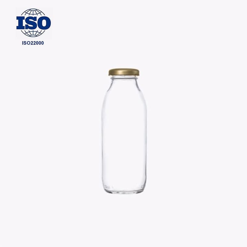 Glass Milk Jars+ ISO 22000