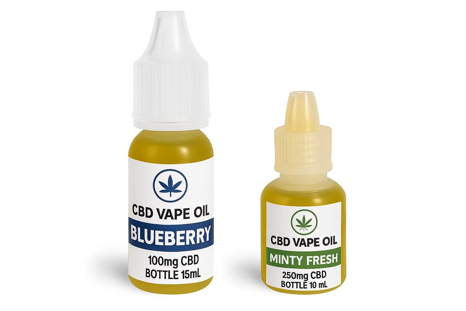 Hemp Oil Vape Liquid Bottles