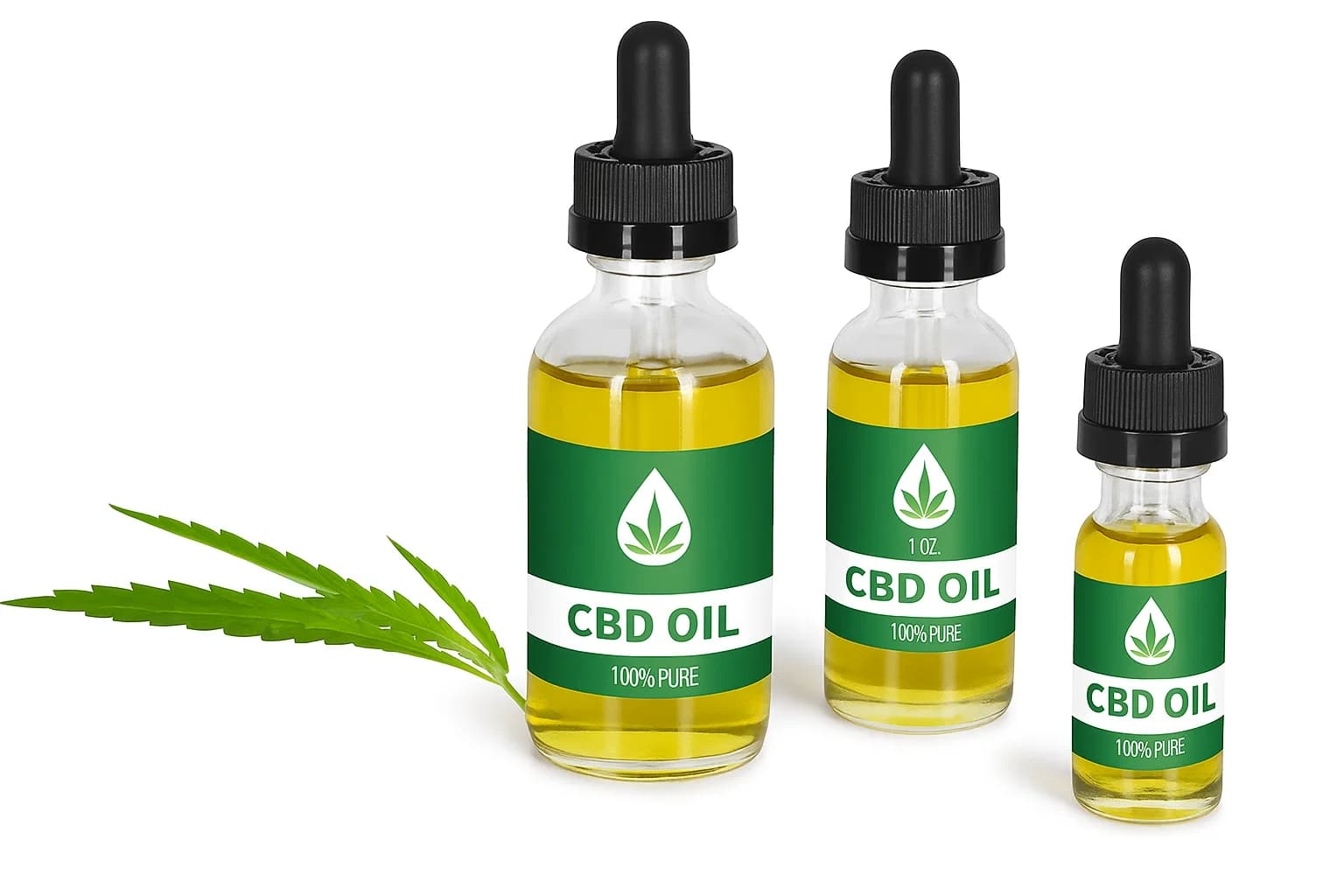 Glass CBD Concentrate Bottles