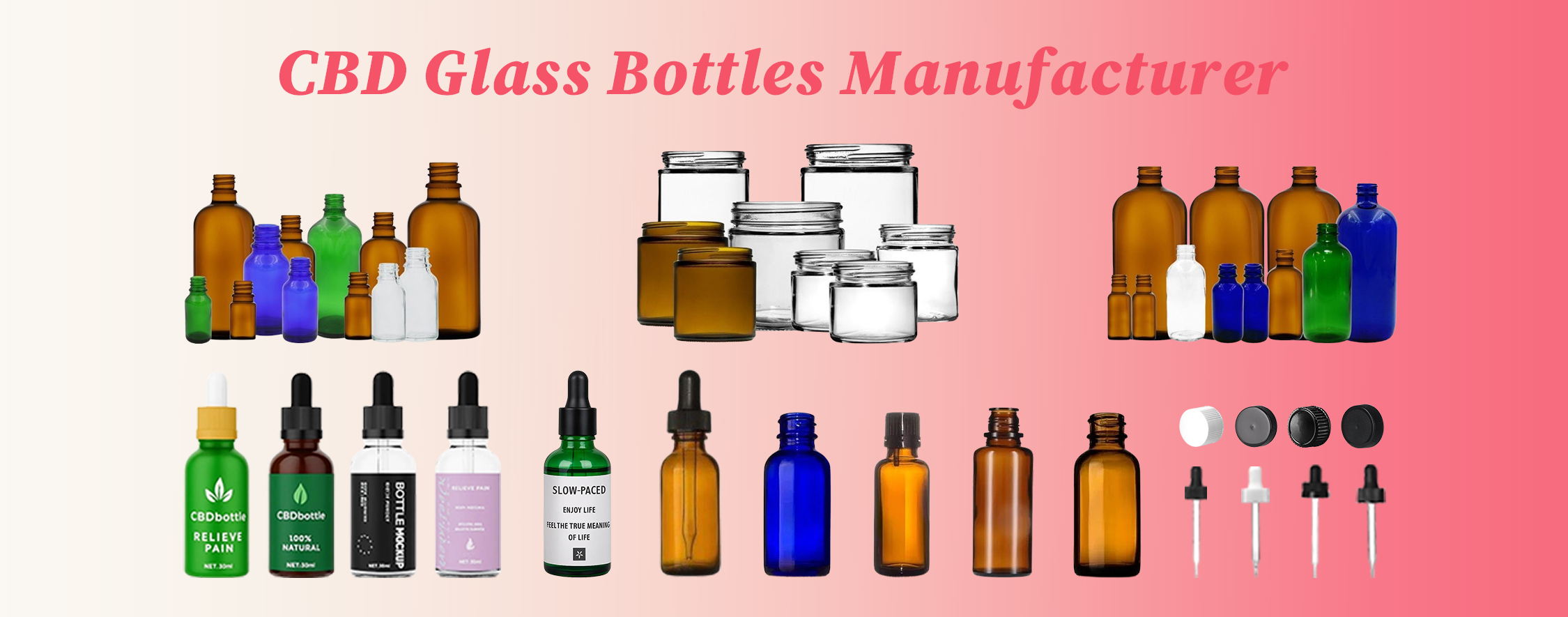 CBD Glass Bottles