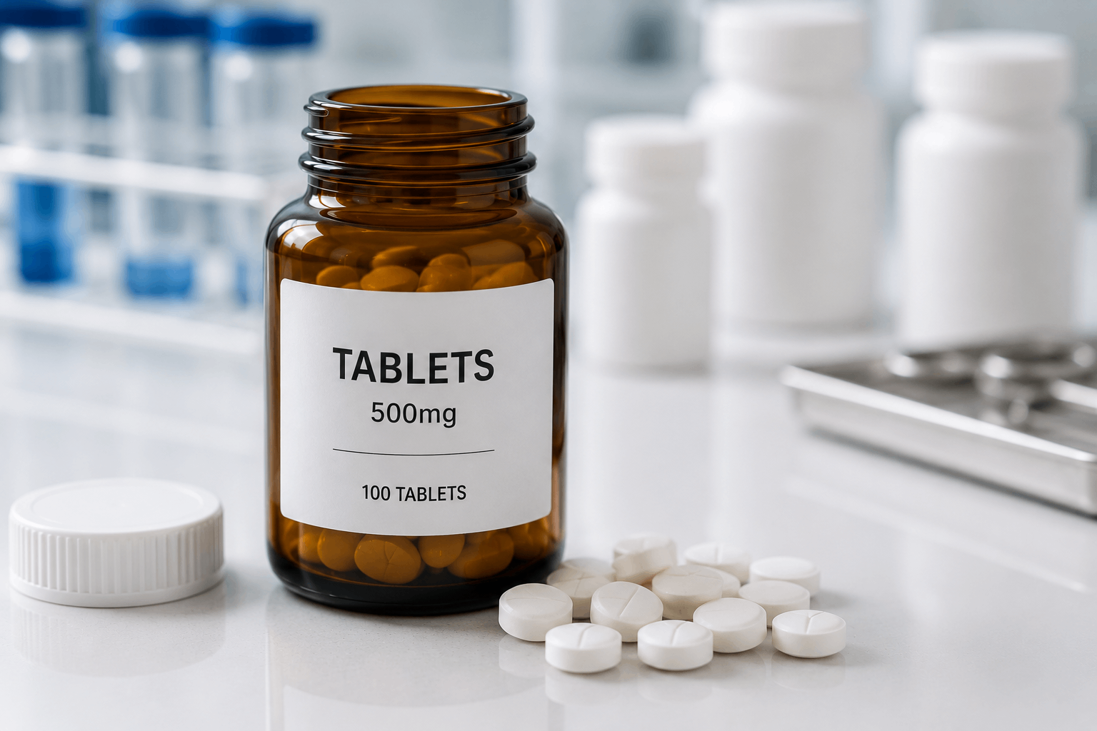 Tablet Medicine Bottle