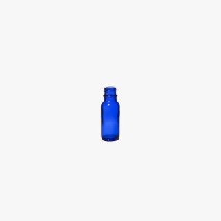 1/2 Ounce Cobalt Blue Boston Round Bottle