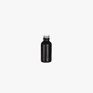 1 Ounce Black Boston Round Bottle