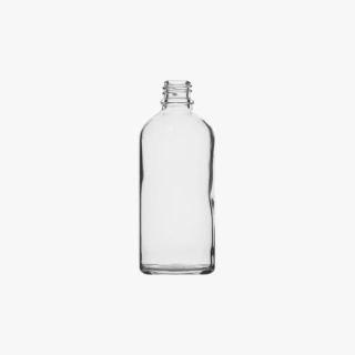100ml Clear Euro Round Glass Bottle